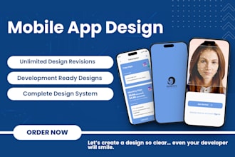 do development ready mobile app design with clickable prototype
