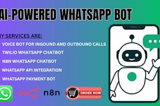 design a custom whatsapp chatbot to streamline your communication