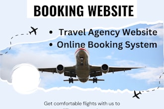 design flight booking and hotel booking website for your travel business
