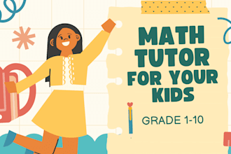 your expert online math tutor and mentor for kids