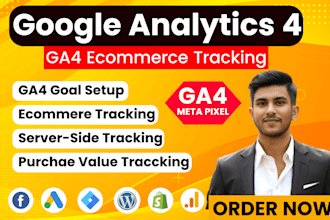 setup google analytics 4, tag manager, ads conversion tracking  via GTM