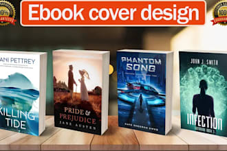 design professional book cover, kindle cover or ebook cover