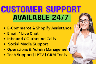 be your dedicated full time customer service representative and virtual agent