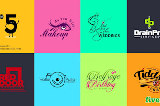 make modern minimalist business logo design