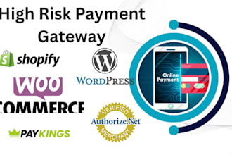 integrate high risk payment, payment gateway, payment processor, shopify payment