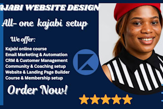 kajabi website design, online course, kajabi sales funnel, landing page