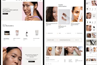 design medical spa website,skin care website,clinic beauty store,medical website
