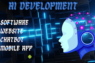 develop ai software, ai website, chatgpt ai mobile app, ai saas app