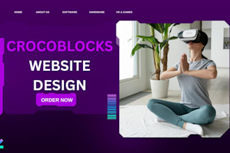 build dynamic wordpress website using elementor,  crocoblock and jetengine