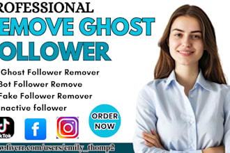 manually remove ghost and fake followers from your social medal account