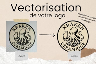 vectorized your logo to have optimal quality