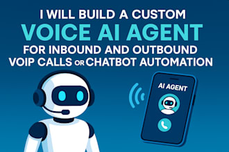 build voice ai agent, inbound and outbound calls, voip ai agent voice ai chatbot