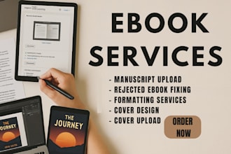 fix and format rejected covers, manuscript books for amazon kdp lulu ingramspark