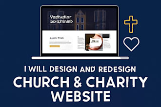 do church website charity ministry donation author ngo 501c3 fundraising website