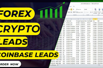 deliver hot forex leads, forex and crypto depositor leads, solar leads,lead list