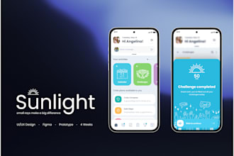 create a stunning mobile app design and for ios and android in figma
