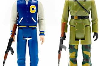 3d articulated figure, miniature, kenner figure, poseable action figure with stl