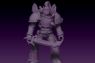 sculpt  3d miniatures, warhammer 40k, dnd heroes, action figures in stl file