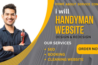 create handyman or plumbing website in wordpress