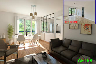 do realistic virtual staging, virtual furniture, virtual home renovation