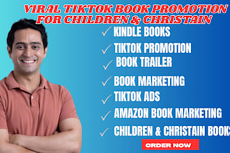 do tiktok booktok promotion for amazon kindle, children and christian books
