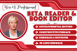 be romance fantasy book beta reader developmental edit ya suspense novel ereader