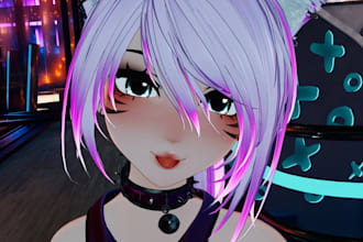 do vrchat avatar vrc character vrm model furry avatar fusona vr character unity