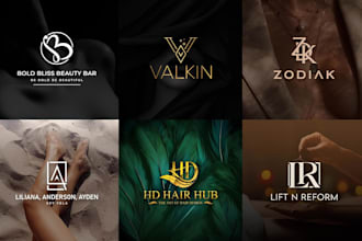 design creative luxury fashion, jewelry, boutique, minimalist logo
