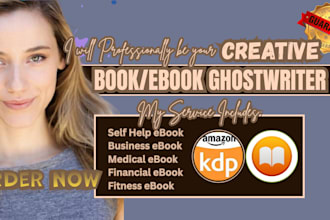 ghostwrite ebook on self help, medical and fitness, business, ghost ebook writer