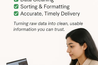 do excel data cleaning ,google sheet formatting, split
