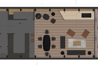 redraw 2d floor plan for real estate agent