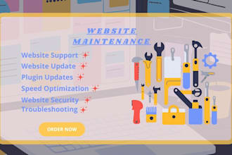 wordpress website maintenance and support, fix bugs, troubleshooting