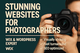 wix photography website redesign wordpress photography design portfolio website