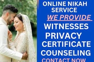 officiate online nikah following islamic guidelines