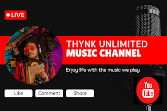 design custom youtube banner and channel art for your brand