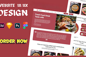 design website in figma, landing page, redesign, figma to webflow