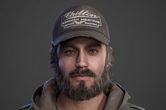 be 3d character modeler, stylized game model, 3d mascot model,rig3d for game ue4