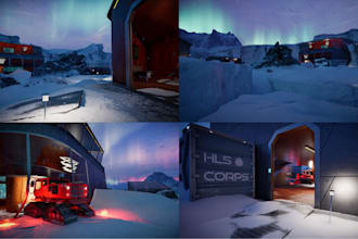 design realistic or stylized 3d game environment level design in unreal or unity