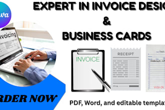 letterhead invoice templates professional document company logo design ms wordem