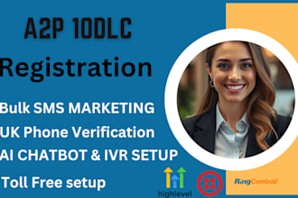 register your brand,campaign for a2p 10dlc registration on gohighlevel, twilio