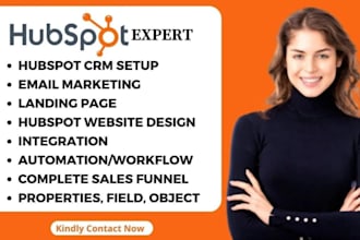 do hubspot CRM, hubspot workflows, hubspot landing page, hubspot sales funnel