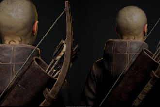 do 3d realistic character modeling 3d metahuman character design game character