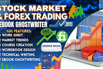 ghostwrite crypto trading book, forex trading, stock market ebook, online course