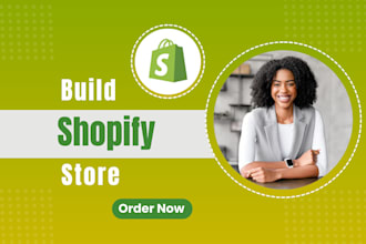 build shopify store or dropshipping ecommerce store