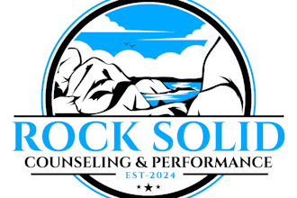 design colorful solid rock logo with sourch file