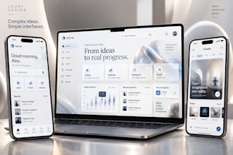 design saas dashboard UI UX and web app