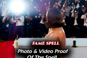 cast ultimate fame, popularity spell and success spell with mastery bonus
