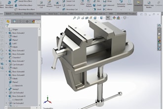 design 3d cad models for mechanical parts and assembly, solidwork, 3d printing