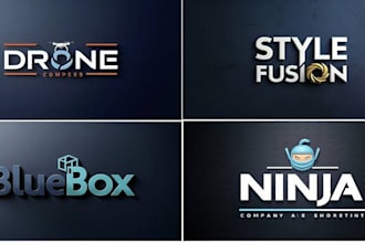 create minimalist stunning business logo design for your brand