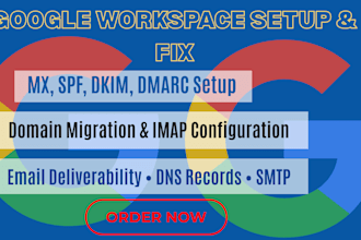 setup and fix google workspace email dns and g suite issues